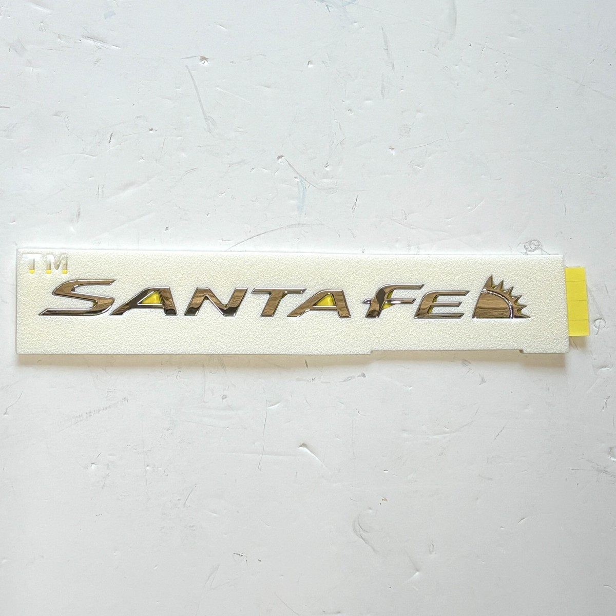 Rear Trunk Lettering Santa Fe Emblem 1P For 2018 Hyundai The