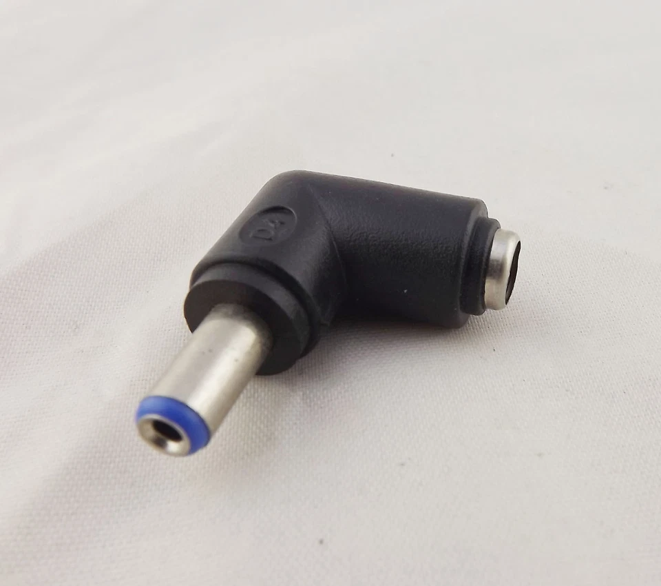 10 DC 5.5 x 2.5mm Female To 5.5 x 2.1mm Male Right Angle Power Adapter Connector - Image 4 of 4