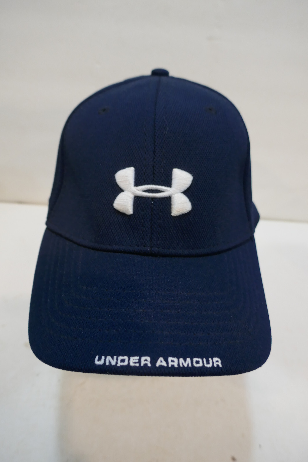 Vintage UnderArmor  Solid Back - Fitted  Hat  Blu… - image 1
