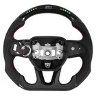 3K Carbon Fiber Racing Steering Wheel For Dodge Charger Jeep Grand Cherokee SRT