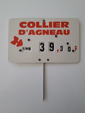 étiquette ancienne boucherie magasin épicerie