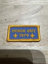 Vintage 1979 HONOR UNIT Boy Scouts of America Uniform PATCH BSA Troop Pack Badge