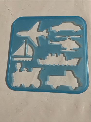8 Tupperware Tuppertoys Stencil Art Educational Learning Letters Animals 1987 - Picture 2 of 10