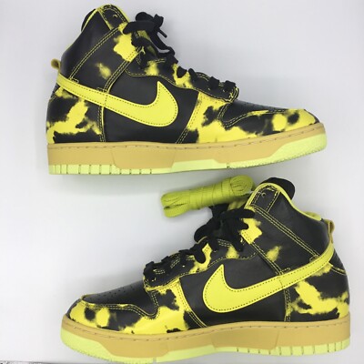 Nike Dunk High 1985 Yellow Acid Wash 2022 (DD9404-001) Men's Size