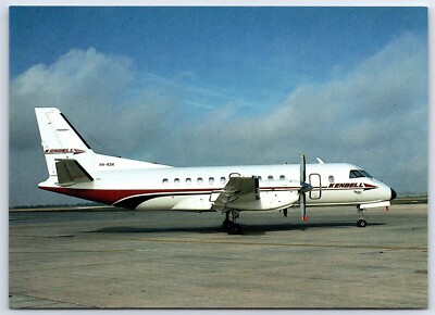 Airplane Postcard Kendell Airlines Saab 340A VH-KDK FA10