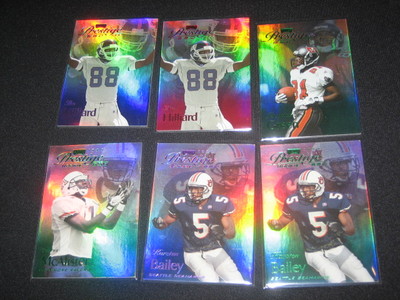 limited edition football cards LOT (6) AUTHENTIC PACK PULLED LIMITED EDITION FOOTBALL CARDS RARE ALL #'D  /500