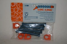 Loc-Line 1/4" Hose Extended Element Kit with Element Clamps 41475 NEW!!!