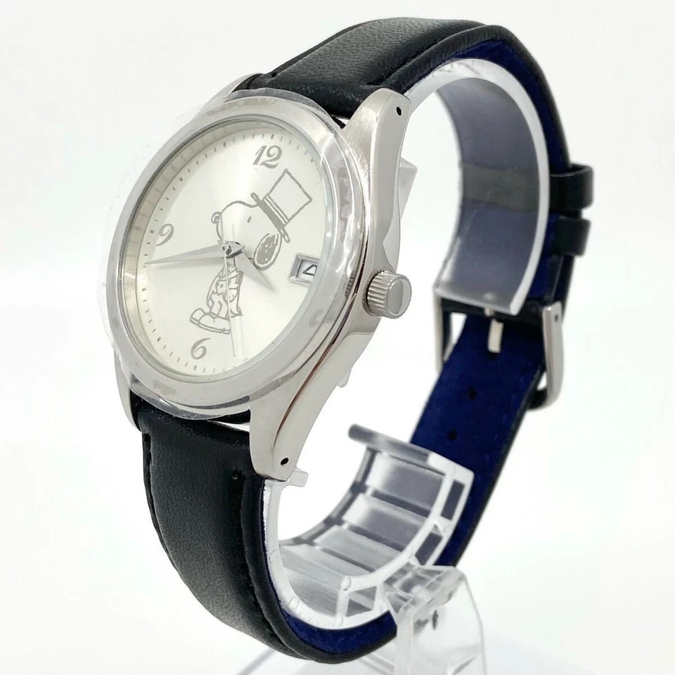 Snoopy x Imperial Hotel Limited Edition Automatic Men's Watch Silver Date - Image 2 of 4