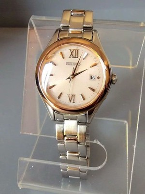 Seiko 1B22-0CW0 Radio Solar Ladies Watch 10 Bar 28mm