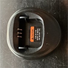 Two-Way Radio Charger and Charging Base with Caution Label for Radio Accessories