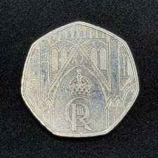 2023 King Charles III Coronation 50p Fifty Pence Coin Circulated