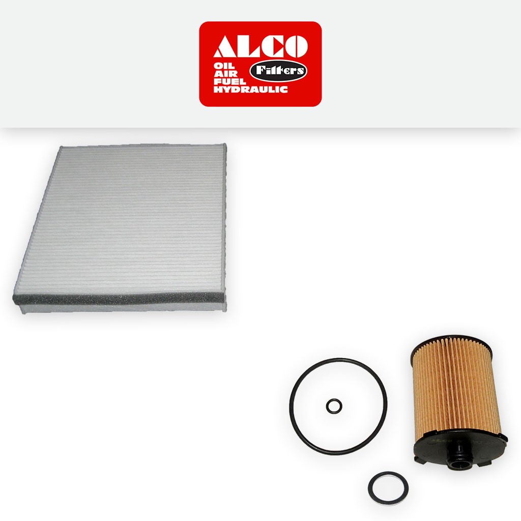 SERVICE KIT for VOLVO V40 1.5 T2 T3 ALCO OIL CABIN FILTERS (2015-2019)
