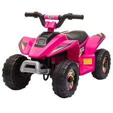 6V Kids Electric ATV Ride on Car with Forward Reverse for 1-3 Year Toddlers PINK