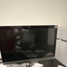 HP All-in-One Desktop Computer, Built-in Camera  Speakers, Black/Silver