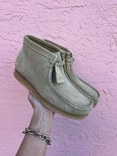 Clarks Originals Wallabee Boot Maple Suede Tan Size US 9M
