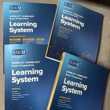 SHRM Learning System Books Current Edition 2025 SHRM-CP SHRM-SCP Test Prep