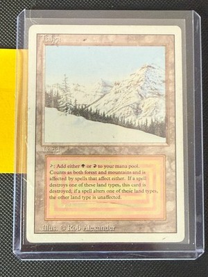 MTG Taiga Revised Dual Land LP-/MP+ Vintage Magic The Gathering Authentic