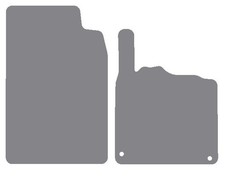 Fits Smartcar Fortwo 451 Cabrio Passion 2007-2014 Grey Luxury Car Mats Hitech