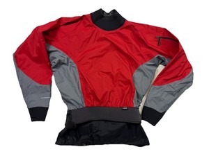 NRS Stampede Kayaking Whitewater Jacket Red Medium Neoprene Neck / Waist / Wrist