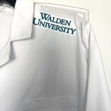 Walden University Embroidered White Lab Coat