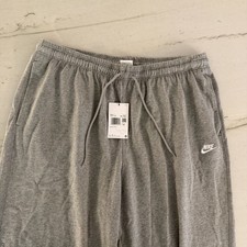 Mens Nike Swoosh Athletic Club Jogger Fleece Pants Sweatpants Gray New XXL