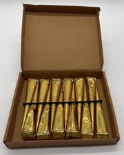 Henna Paste for Hair Mehndi Cones 12pk Dark Brown