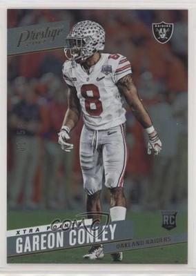 2017 Panini Prestige Xtra Points Gold 1/50 Gareon Conley #219 Rookie RC he4