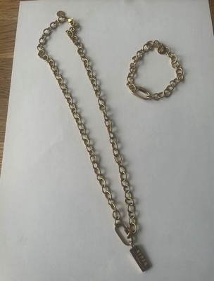 PURELEI Schmuckset   18K vergoldet   Kette + Armband + Anhänger   NEU ungetragen