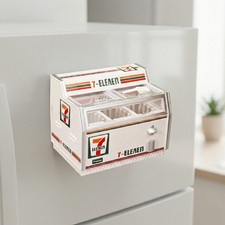 Miniatur 7-ELF Kühlschrankmagnet Puppenhaus Spielzeug