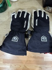 Hestra Army Leather Heli Ski 5-Finger Gloves Size 9