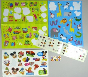 Vtg Sticker Lot Disney Greenbrier Googly Eyes School House Mrs Grossmans '91-'13