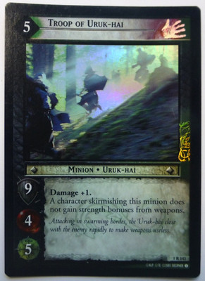 CCG 482 Lord of the Rings/Hobbit Troop of Uruk-Hai Foil 1R143 Englisch