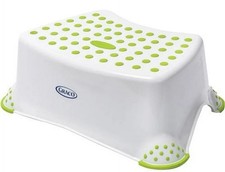 Graco Sure Foot Step Stool Green and White. Anti-Slip Feet