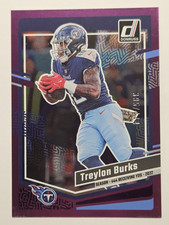 Panini 2023 Donruss Purple Parallel Treylon Burks /444 Titans #291