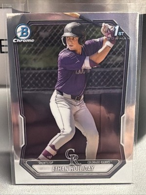 Ethan Holiday PRC 2026 Bowman Ist Chrome #BCP-1 ROCKIES  