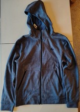 Quiksilver Expedition Full Zip Hoodie Mens M Vintage Indigo NWT 100 MSRP Blue