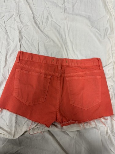 NWOT J BRAND JEANS Cut Off Shorts In Tangerine 27 - Picture 12 of 13