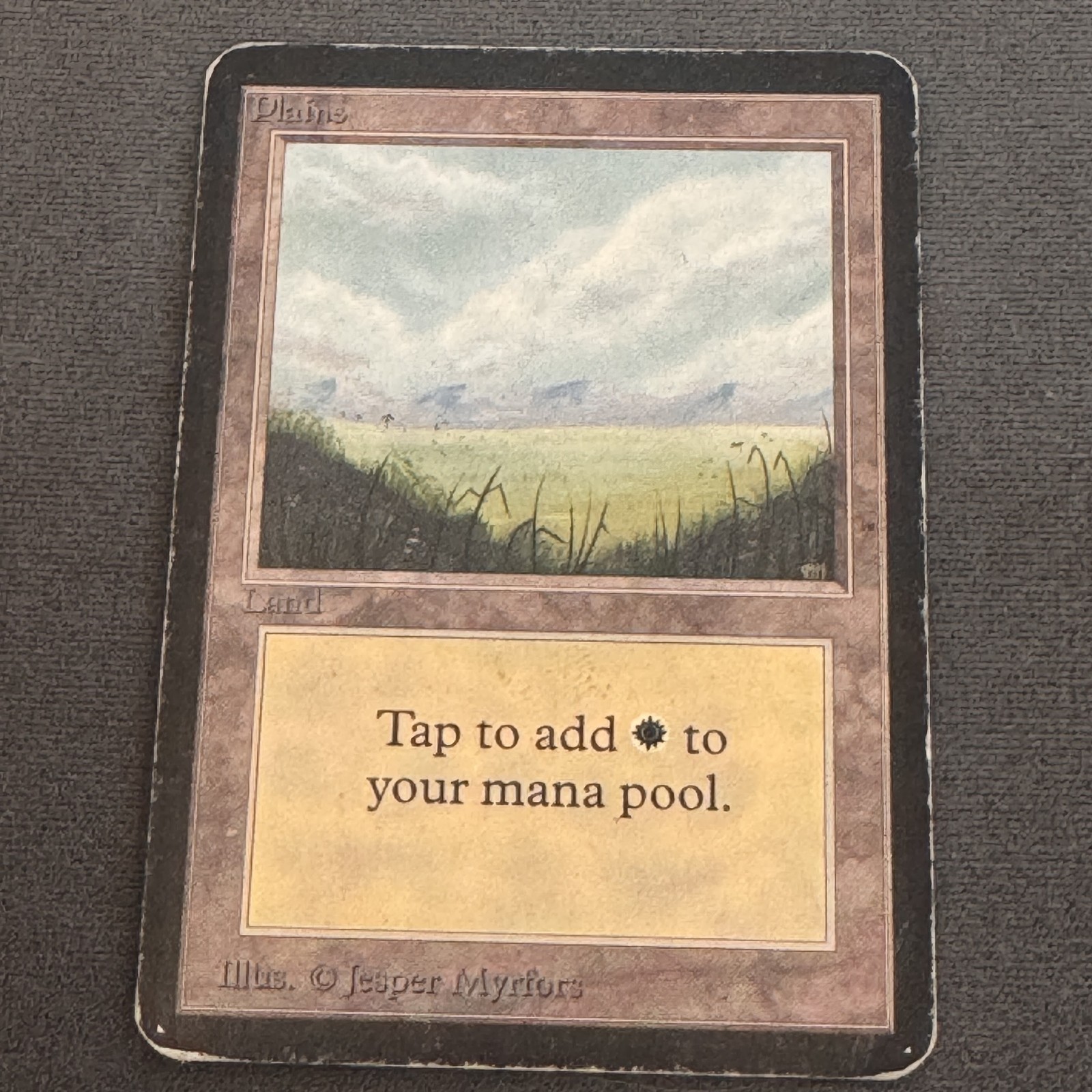 Plains (A) Limited Edition Alpha 286 MTG Magic The Gathering LP