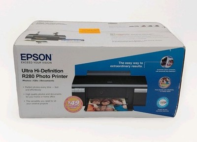 Epson R280 Ultra Hi-Definition Photo Printer   NEW SEALED IN BOX   Never Opened