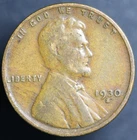 1930-S Lincoln Wheat Cent Penny Extra Fine (#8744)