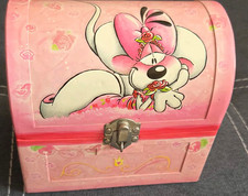 Diddl Diddlina Spieluhr/Schmuckkästchen rosa rare