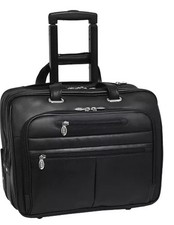 McKlein Wrightwood Wheeled Laptop Briefcase 17"W x 14"H x 8.75"D