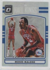 2016 Panini Donruss Optic Hall Kings Holo Silver Prizm Moses Malone #26 HOF 0c2