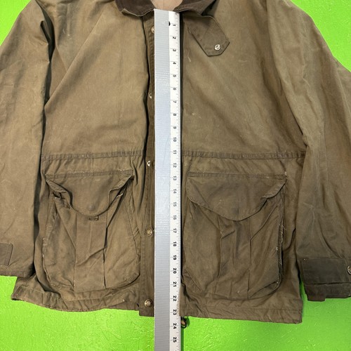 Chaqueta Filson Para Hombre Grande Verde Algodón Encerado Abrigo de Campo Caza Aire Libre Seattle - Imagen 3 de 10