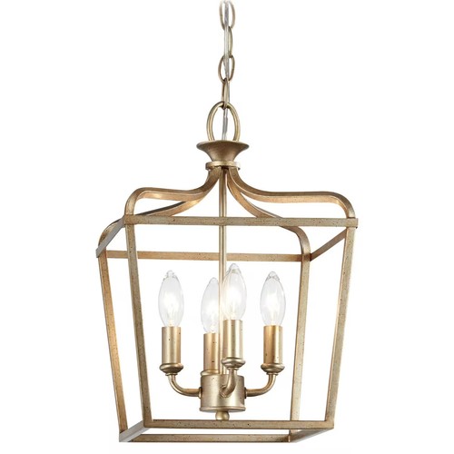 Minka Lavery 4445-582 Laurel Estate 4-Light Pendant in Brio Gold