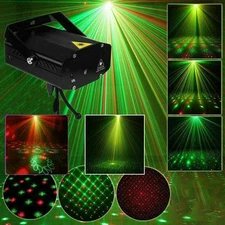 Laser Projector Stage Lights Mini LED R&G Lighting DJ Disco Party Club KTV Xmas
