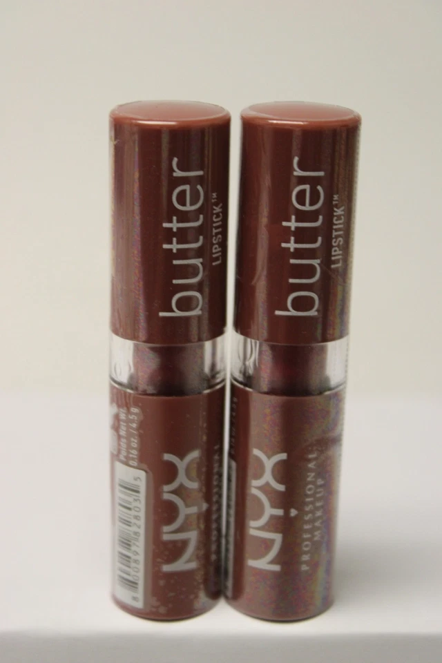 LOT X 2 NYX Professional Makeup Butter Lipstick, BLS17 Root Beer Float, 0.16 oz - Image 3 of 4