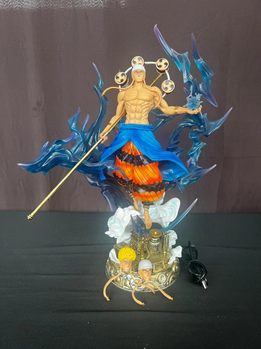 Action Figure One Piece Enel Eneru 23cm – Statua Da Collezione In Edizione Speciale, Senza Confezione