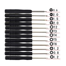 12Pcs/Set Mini Multi-Function Magnetic Precision Screwdriver Set for 7  HTC Phon