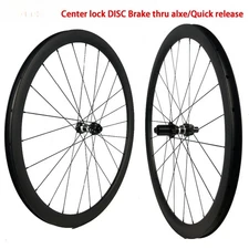 700c Cincher Cyclocross Road Bike Carbon Wheelset Disc Brake Center Lock Hub